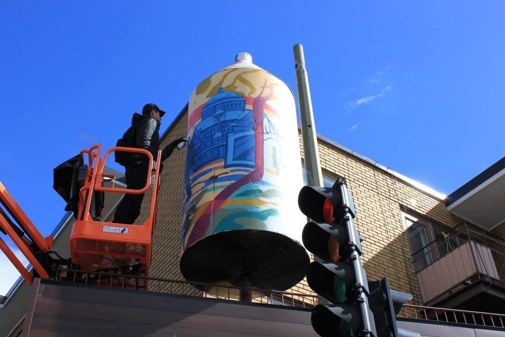 Photo de street art sur la rue Gouin-Ouest